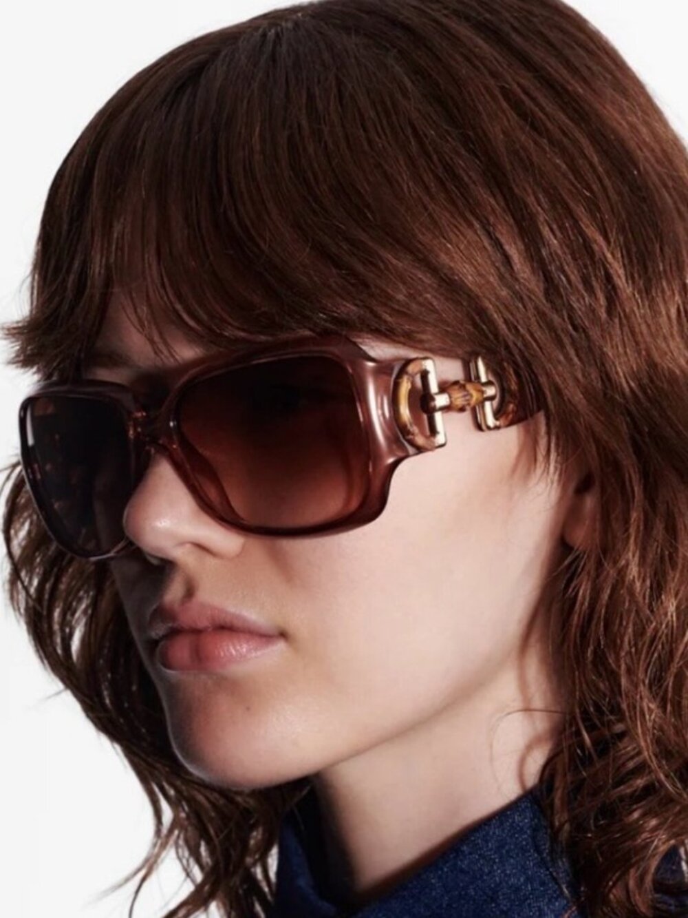 Gucci Bamboo Horsebit GG 2969/S Brown Tortoiseshell Sunglasses